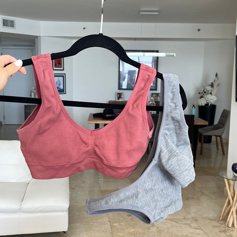 2 cute and comfy sports bras/lounging bras